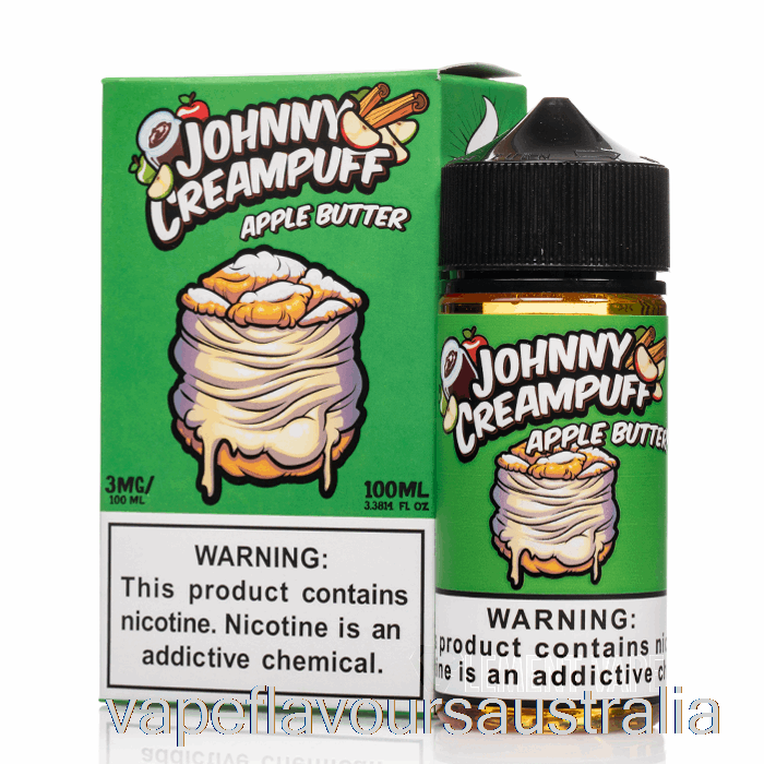 Vape Australia Apple Butter - Johnny Creampuff - 100mL 3mg